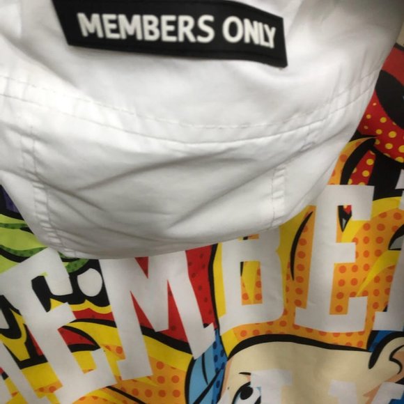 RARE LIMITED EDITION MEMBERS ONLY X NICKELODEON ANORAK HALF ZIP WINDBREAKER - Picture 8 of 12